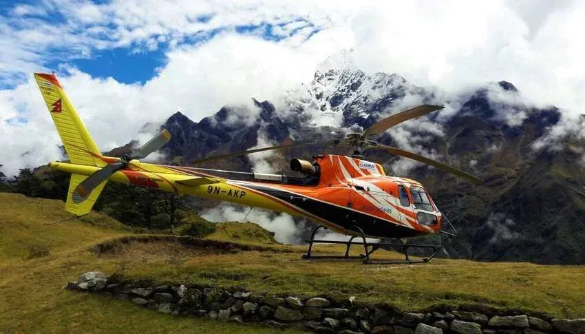 heli tour to everest base camp
