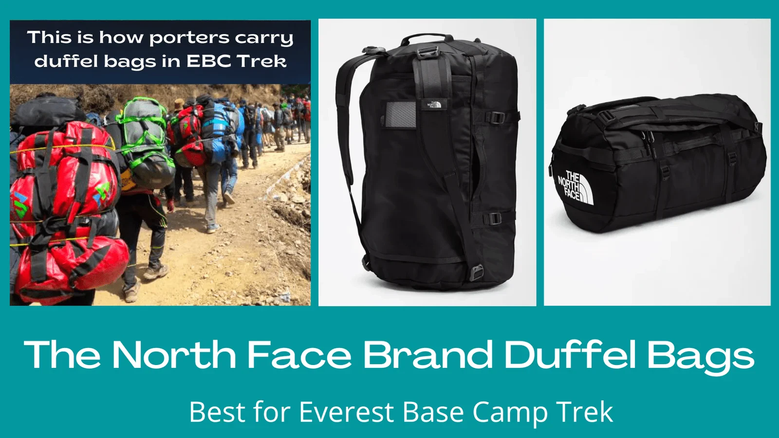 duffel bag for everest base camp trek